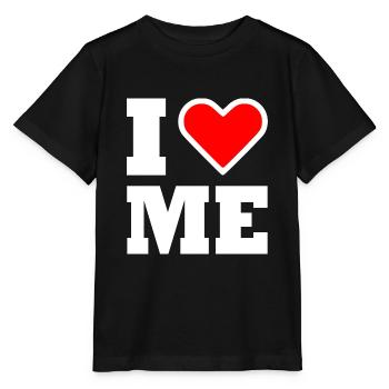 I love me - T-shirt bio MINI CREATOR Stanley/Stella Enfant - noir - Devant - Mikhail (115cm)
