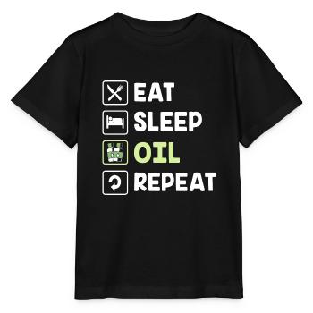 Huile essentielle - T-shirt bio MINI CREATOR Stanley/Stella Enfant - noir - Devant - Mikhail (115cm)