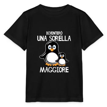 Diventerò una sorella maggiore - Stanley/Stella Kinder T-Shirt MINI CREATOR  - Schwarz - Vorne - Mikhail (115cm)