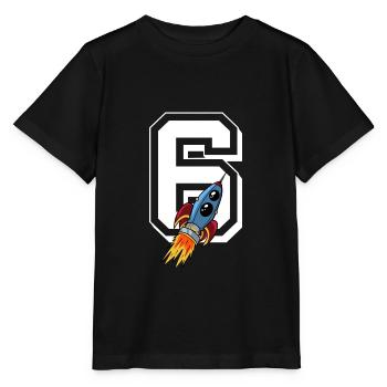 Missile Je suis un vaisseau spatial spatial spatial - T-shirt bio MINI CREATOR Stanley/Stella Enfant - noir - Devant - Mikhail (115cm)