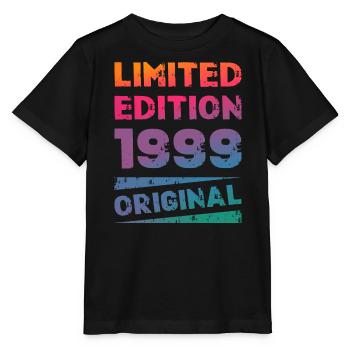 Limited Edition 25 Geburtstag Party Jahrgang 1999 - Stanley/Stella Kinder T-Shirt MINI CREATOR  - Schwarz - Vorne - Mikhail (115cm)