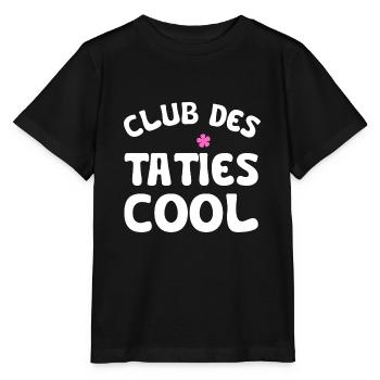 club des taties cool - T-shirt bio MINI CREATOR Stanley/Stella Enfant - noir - Devant - Mikhail (115cm)