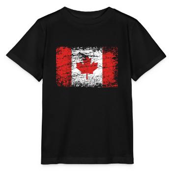 Pavillon Canada Alt Used Look Vintage - T-shirt bio MINI CREATOR Stanley/Stella Enfant - noir - Devant - Mikhail (115cm)