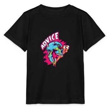 Hey! Get This Unique Detailed Tee Saying Advice - Stanley/Stella MINI CREATOR Kids’ T-Shirt - black - Front - Mikhail (115cm)