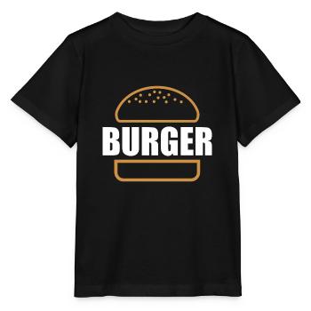 Hamburger hamburger restauration rapide - T-shirt bio MINI CREATOR Stanley/Stella Enfant - noir - Devant - Mikhail (115cm)