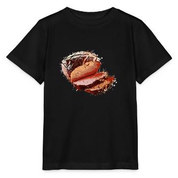 Leberkas Leberkäse Leberkäs Bayern Geschenk - Stanley/Stella Kinder T-Shirt MINI CREATOR  - Schwarz - Vorne - Mikhail (115cm)