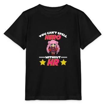 Employment Hire Worker Staff Company Design Spell - Stanley/Stella MINI CREATOR Kids’ T-Shirt - black - Front - Mikhail (115cm)