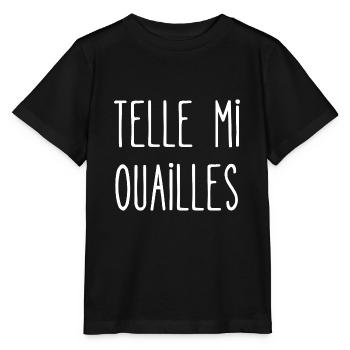 telle mi ouailles - T-shirt bio MINI CREATOR Stanley/Stella Enfant - noir - Devant - Mikhail (115cm)