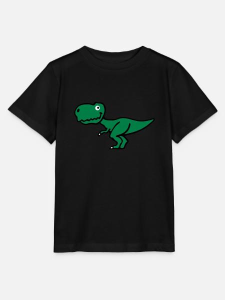 T-Rex - Stanley/Stella MINI CREATOR Kids’ T-Shirt - black