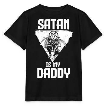 Satanismus | Satanist Satan Pentagramm Geschenke - Stanley/Stella Kinder T-Shirt MINI CREATOR  - Schwarz - Vorne - Mikhail (115cm)