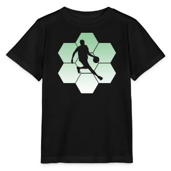 Player, Basketball, Streetball, Bball - Stanley/Stella Kinder T-Shirt MINI CREATOR  - Schwarz - Vorne - Mikhail (115cm)
