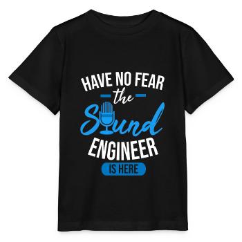 Tontechnicien Shirt Audio Ingénieur Sound Geschenk - T-shirt bio MINI CREATOR Stanley/Stella Enfant - noir - Devant - Mikhail (115cm)
