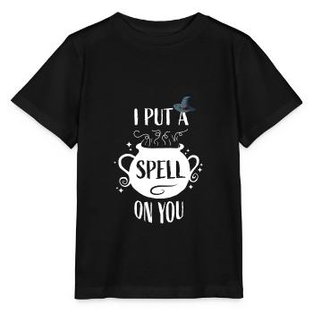 Je t'ai jeté un sort - T-shirt bio MINI CREATOR Stanley/Stella Enfant - noir - Devant - Mikhail (115cm)
