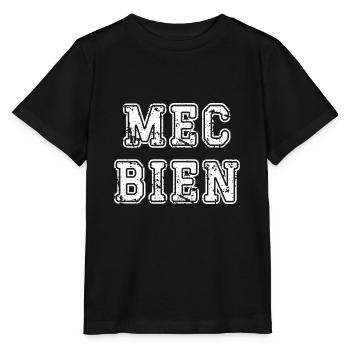 mec bien - T-shirt bio MINI CREATOR Stanley/Stella Enfant - noir - Devant - Mikhail (115cm)