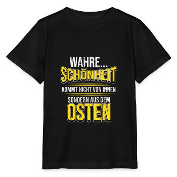 Osten Spruch Lustig DDR Mauerfall Berlin Geschenk - Stanley/Stella Kinder T-Shirt MINI CREATOR  - Schwarz - Vorne - Mikhail (115cm)