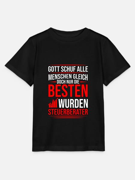 Steuerberater Finanzverwalter Steuererklärung - Stanley/Stella Kinder T-Shirt MINI CREATOR - Schwarz