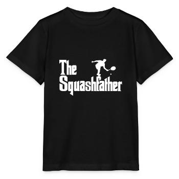 Squash Squash player - Stanley/Stella Kinder T-Shirt MINI CREATOR  - Schwarz - Vorne - Mikhail (115cm)