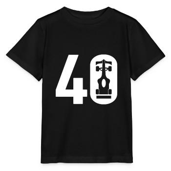 40 Formula Motorsport - Stanley/Stella MINI CREATOR Kids’ T-Shirt - black - Front - Mikhail (115cm)