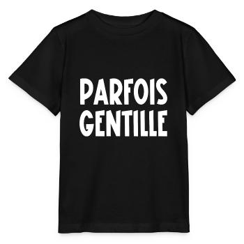 parfois gentille - T-shirt bio MINI CREATOR Stanley/Stella Enfant - noir - Devant - Mikhail (115cm)