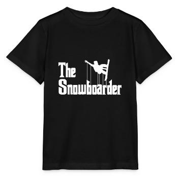 Snowboarder snowboarding snowboard - Stanley/Stella MINI CREATOR Kids’ T-Shirt - black - Front - Mikhail (115cm)