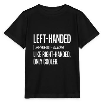 Left-Handed Definition Left Hand Left-Handed - Stanley/Stella MINI CREATOR Kids’ T-Shirt - black - Front - Mikhail (115cm)