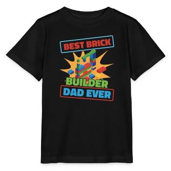 Brick Builder Brick Building Master Builder Klemmb - Stanley/Stella MINI CREATOR Kids’ T-Shirt - black - Front - Mikhail (115cm)
