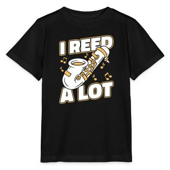 Saxophone Saxophone - Stanley/Stella MINI CREATOR Kids’ T-Shirt - black - Front - Mikhail (115cm)