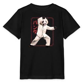 Karate Karate Fighter Kampsport - Stanley/Stella T-shirt MINI CREATOR til børn - sort - Foran - Mikhail (115cm)