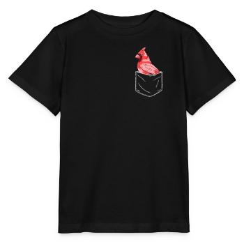 Cardinal Rouge Cardinal Vogel Cardinal Rouge - T-shirt bio MINI CREATOR Stanley/Stella Enfant - noir - Devant - Mikhail (115cm)