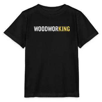 Tischler Holzarbeiter Zimmerei - Stanley/Stella Kinder T-Shirt MINI CREATOR  - Schwarz - Vorne - Mikhail (115cm)