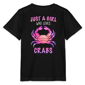 Crab Hermit Crab Crab Crab Cancer - Stanley/Stella MINI CREATOR Kids’ T-Shirt - black - Front - Mikhail (115cm)