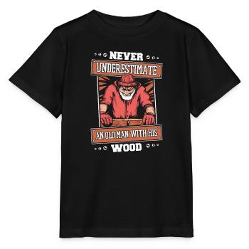 Tischler Holzarbeiter Zimmerei - Stanley/Stella Kinder T-Shirt MINI CREATOR  - Schwarz - Vorne - Mikhail (115cm)