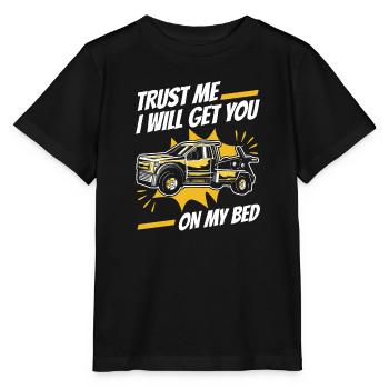 Dépanneuse Dépanneuse - T-shirt bio MINI CREATOR Stanley/Stella Enfant - noir - Devant - Mikhail (115cm)