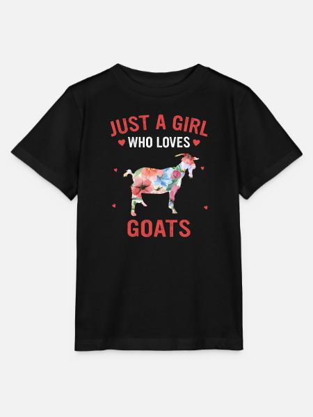 Ziege Ziegen Tier Goat - Stanley/Stella Kinder T-Shirt MINI CREATOR - Schwarz
