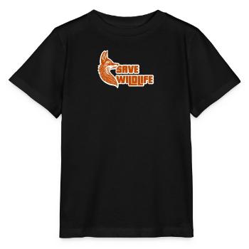 Save wildlife - Stanley/Stella Kinder T-Shirt MINI CREATOR  - Schwarz - Vorne - Mikhail (115cm)