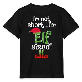 Je ne suis pas court Je suis onze Sized - T-shirt bio MINI CREATOR Stanley/Stella Enfant - noir - Devant - Mikhail (115cm)