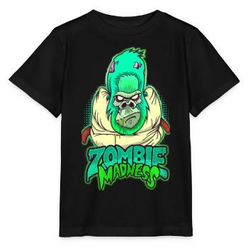 Zombie Gorilla - T-shirt bio MINI CREATOR Stanley/Stella Enfant - noir - Devant - Mikhail (115cm)