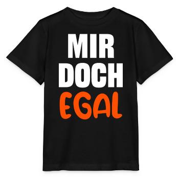 Ist Mir Egal Statement Haltung Relax - Stanley/Stella Kinder T-Shirt MINI CREATOR  - Schwarz - Vorne - Mikhail (115cm)