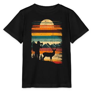 Fotografie Naturfotografie Spiegelreflexkamera - Stanley/Stella Kinder T-Shirt MINI CREATOR  - Schwarz - Vorne - Mikhail (115cm)