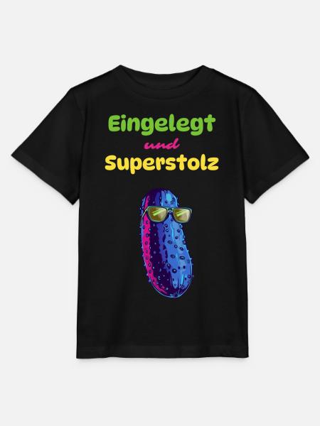 Mariné et super fier - T-shirt bio MINI CREATOR Stanley/Stella Enfant - noir