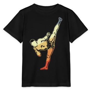 Kickboxer Vintage Look - T-shirt bio MINI CREATOR Stanley/Stella Enfant - noir - Devant - Mikhail (115cm)