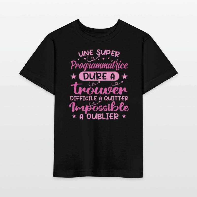 Une Super Programmatrice - Cadeau programmatrice T-shirt bio MINI CREATOR Stanley/Stella Enfant