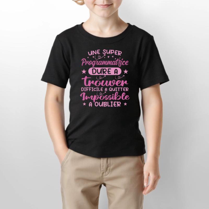 Une Super Programmatrice - Cadeau programmatrice T-shirt bio MINI CREATOR Stanley/Stella Enfant