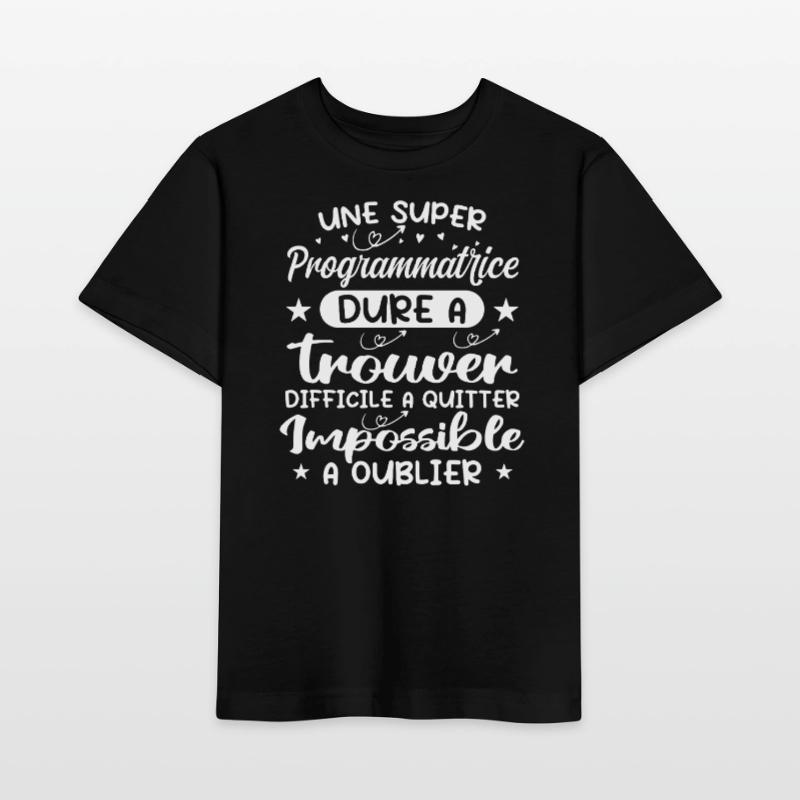 Une Super Programmatrice - Cadeau programmatrice T-shirt bio MINI CREATOR Stanley/Stella Enfant