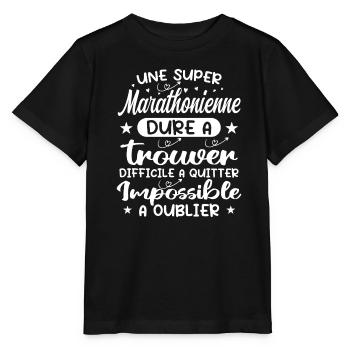 Ein super Marathonläufer - Marathonläufer Geschenk - Stanley/Stella Kinder T-Shirt MINI CREATOR  - Schwarz - Vorne - Mikhail (115cm)