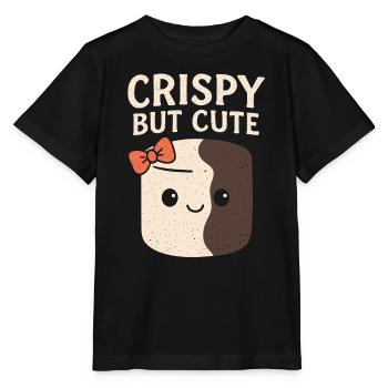 Croustillant mais mignon - Humour à la guimauve - T-shirt bio MINI CREATOR Stanley/Stella Enfant - noir - Devant - Mikhail (115cm)