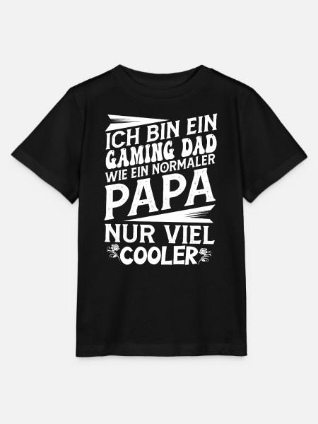 Gaming Dad Spruch  - Stanley/Stella Kinder T-Shirt MINI CREATOR  - Schwarz
