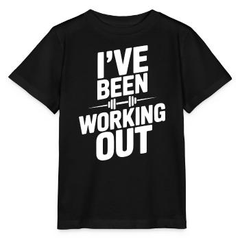 I've Been Working Out - Stanley/Stella MINI CREATOR Kids’ T-Shirt - black - Front - Mikhail (115cm)