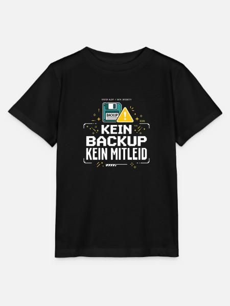 Kein Backup Kein Mitleid IT-Berater Admin - Stanley/Stella Kinder T-Shirt MINI CREATOR - Schwarz