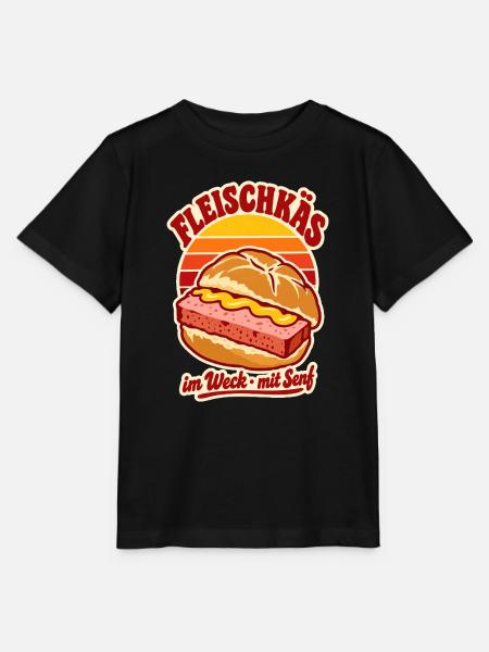 Fleischkäs im Weck Retro - Stanley/Stella Kinder T-Shirt MINI CREATOR  - Schwarz